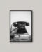 Vintage telefon fotográfia poszter.